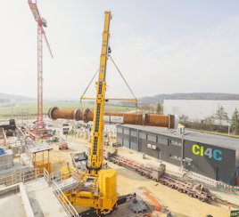 Zementherstellung – Forschungsprojekt „catch4climate“: Große Fortschritte beim Bau der CO2-Abscheide-Anlage in Mergelstetten (GER)